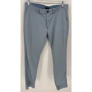 J.Crew Mens Flex Slim-Fit Light Blue Chino Pants